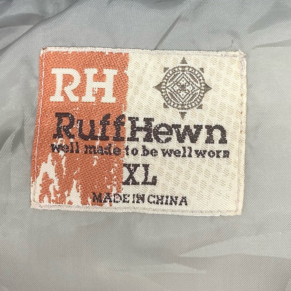 Ruff Hewn Wool Blend Aztec Puffer Vest - Picture 3 of 4